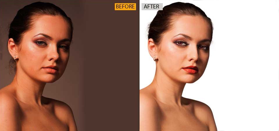 glamour retouching image